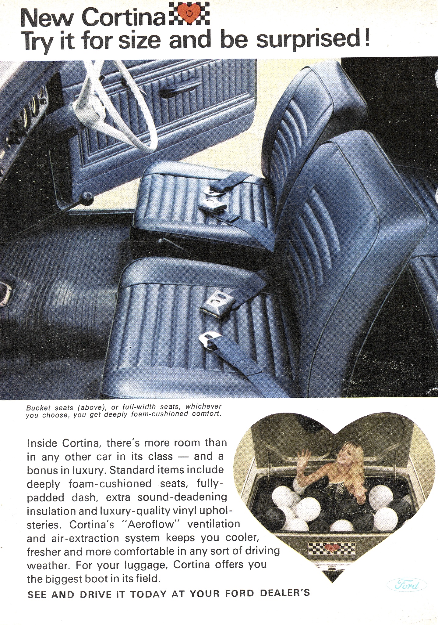1967 Ford Cortina Mark II Interior